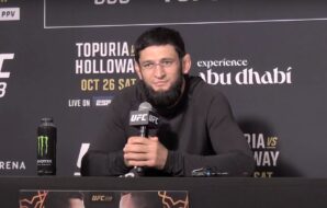 Khamzat Chimaev : « Robert Whittaker sait comment perdre ; moi, non »