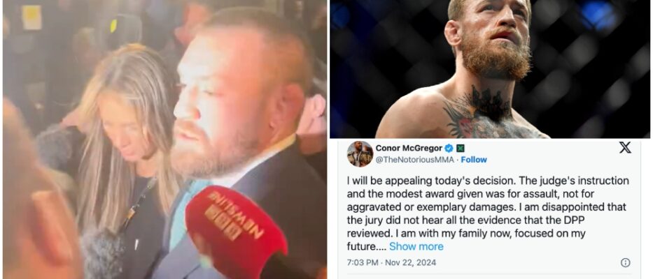 Conor McGregor reconnu coupable d’agression sexuelle